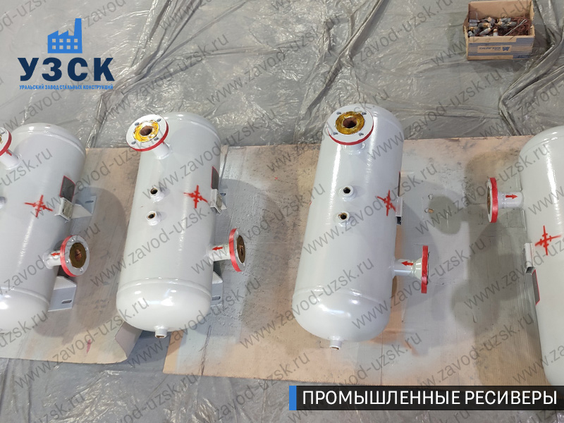фотография емкостных ресиверов газа Новый Уренгой