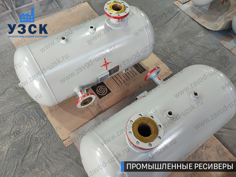 фотография промышленных ресиверовдля газа Новый Уренгой